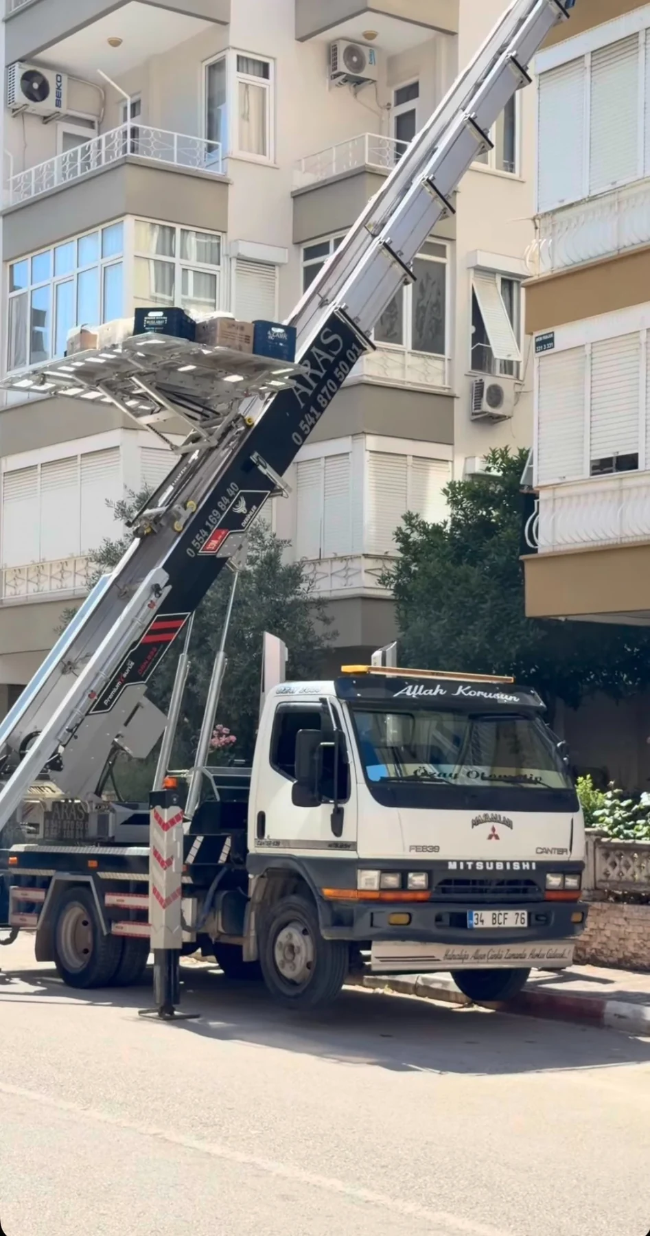 Yüksek kat eşya taşıma Antalya